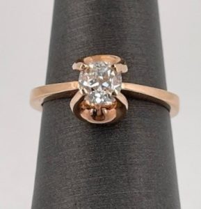 Old Mine Diamond Ring